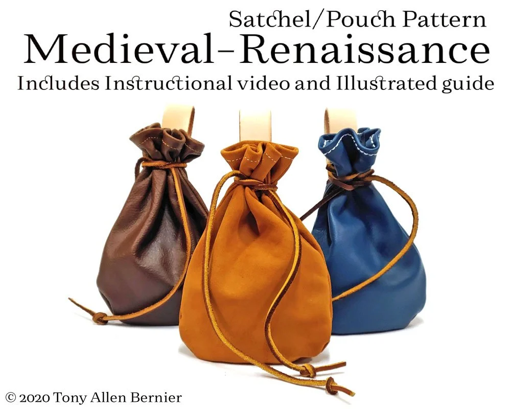 Leather patterns tools and supplies Tony Allen Bernier